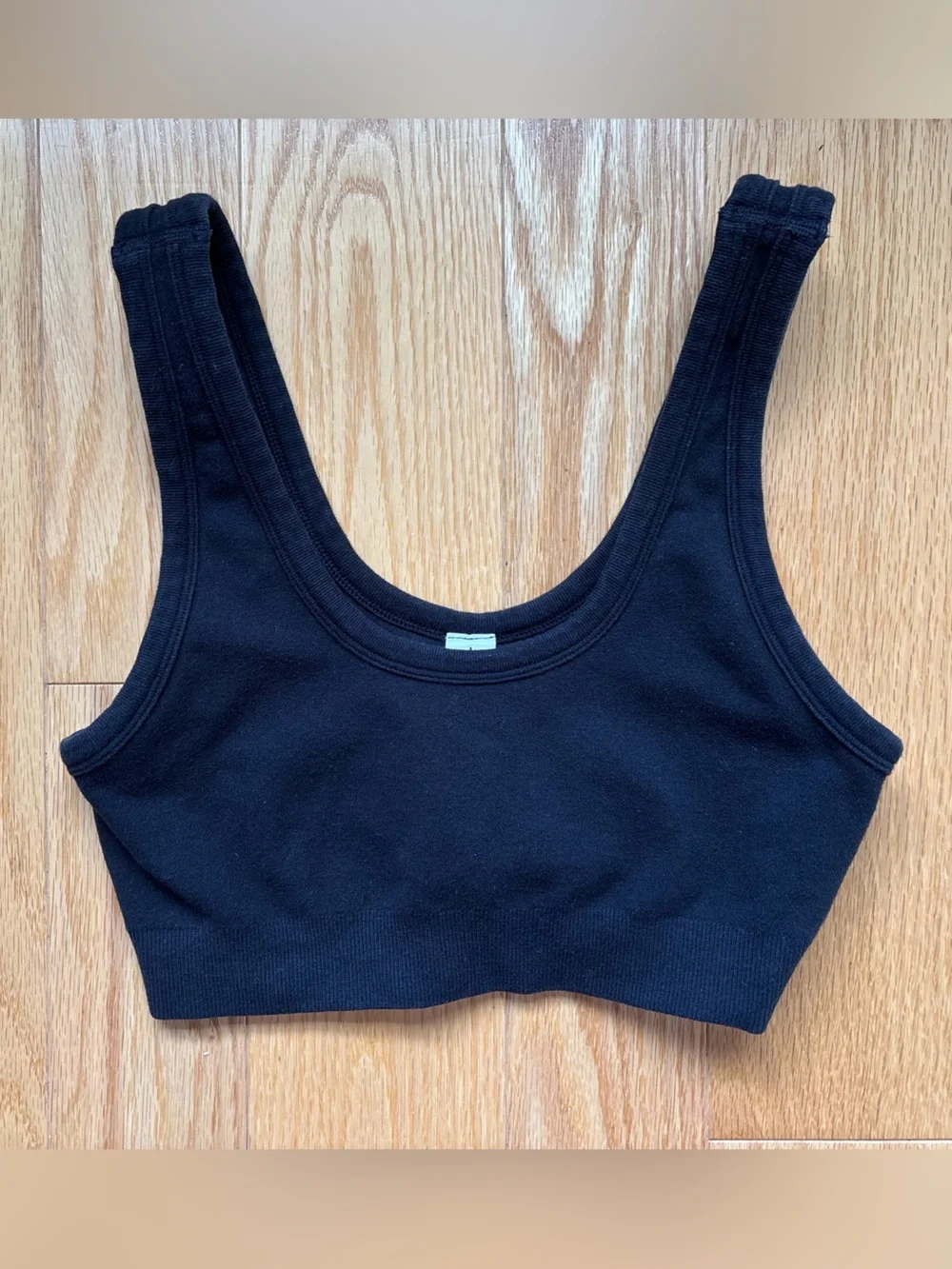 Alo Seamless Chosen Bra in Black (Size Medium)